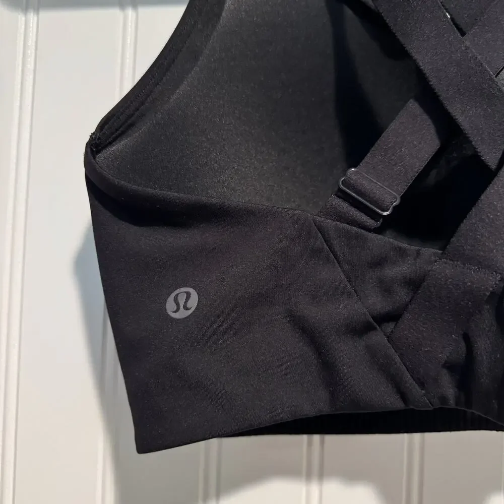 Lululemon Black Energy Bra High Support Size 36D